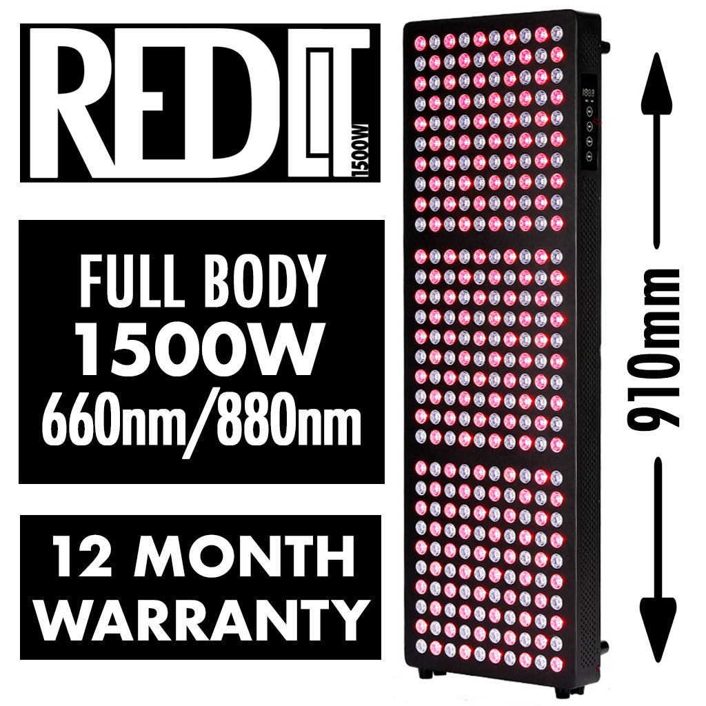 REDLIT 1500W Full Body Infrared Panel | Red Light Therapy Device