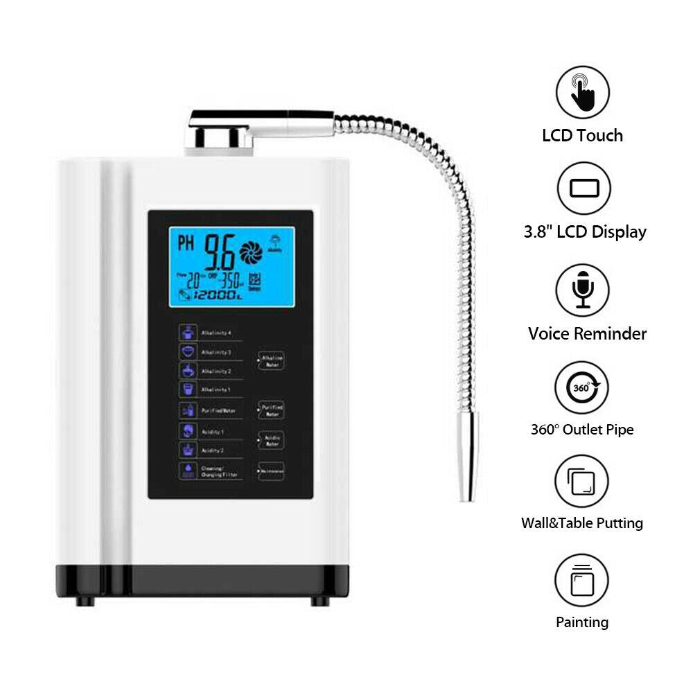 EHM-729 Alkaline Water Ionizer & Purifier with LCD Screen